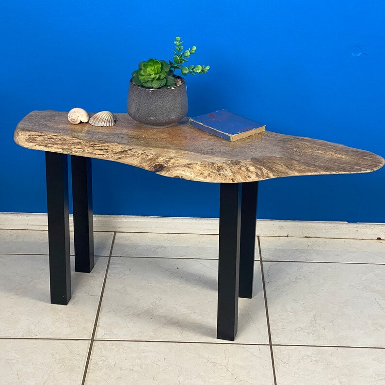 Coffee side table Silky Oak handmade