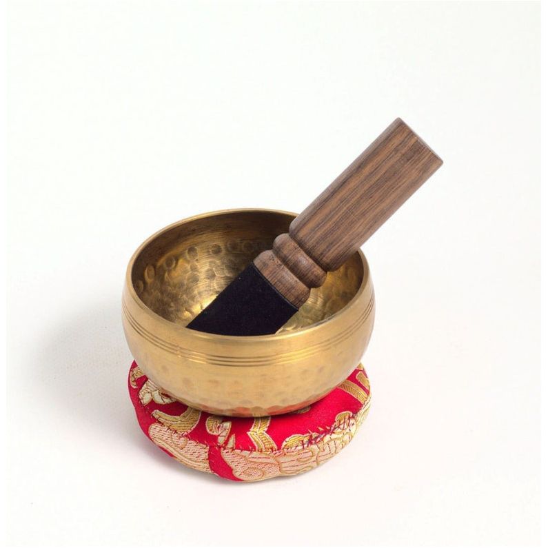 Singing bowl Nepalese Tibetan genuine 592g bowl 12 cm size includes genuine wand