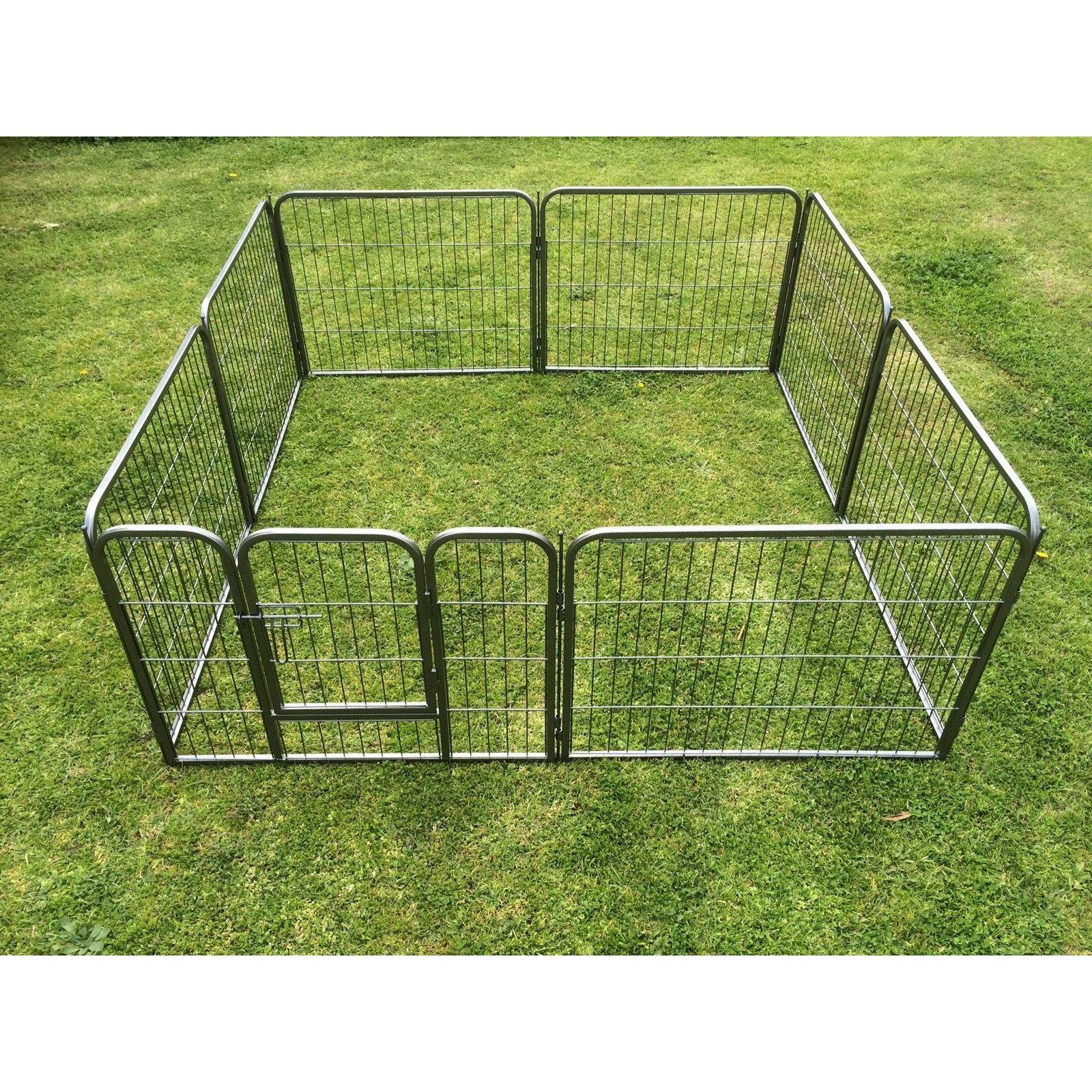 YES4PETS 2 X 8 Panel 60 cm Heavy Duty Pet Dog Puppy Cat Rabbit Exercise Playpen Fence