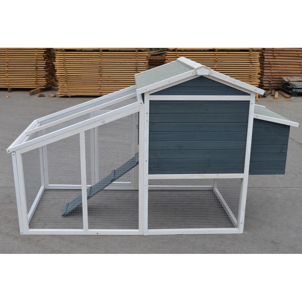 YES4PETS Large Chicken Coop Rabbit Guinea Pig Hutch Ferret House Chook Hen House Run