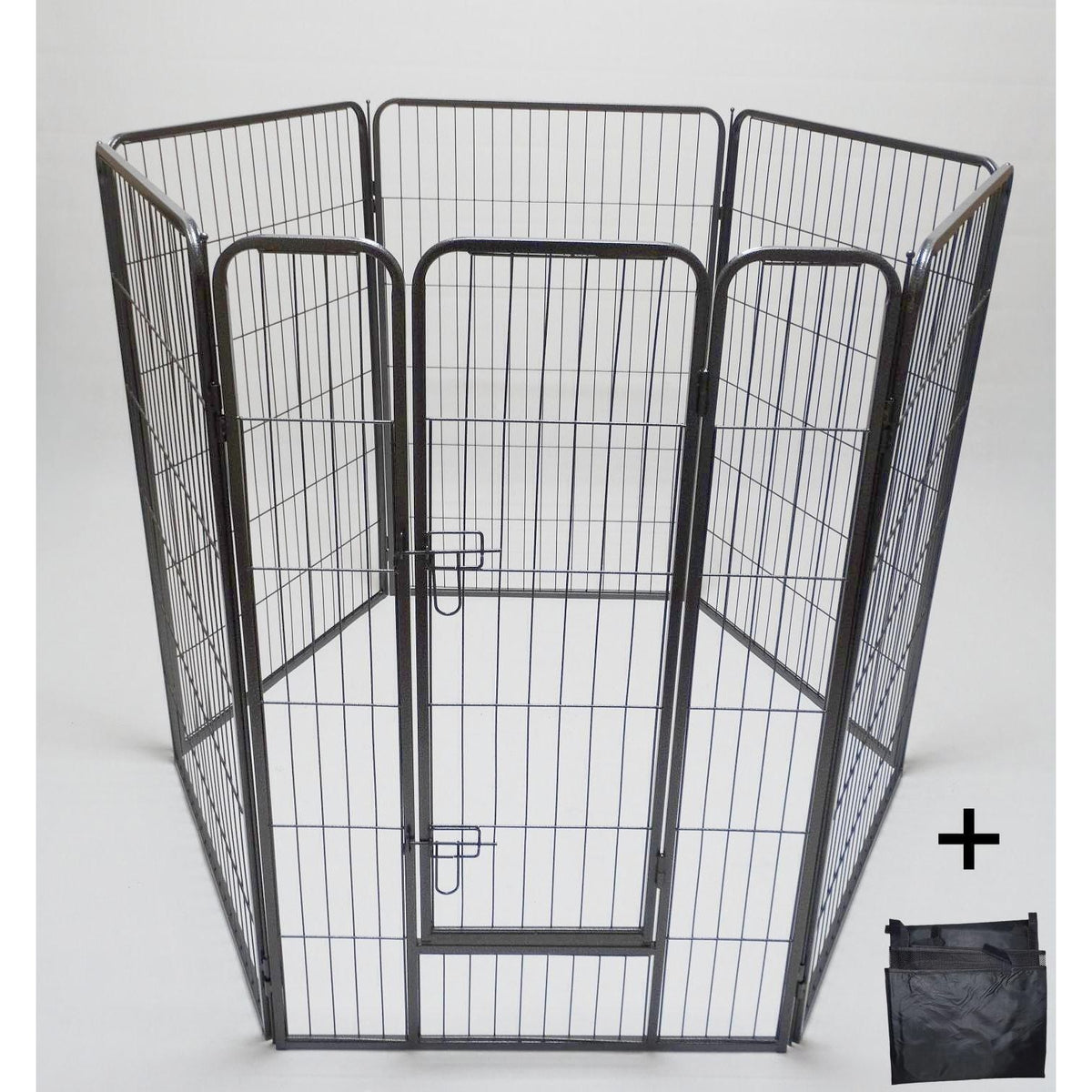 YES4PETS 6 Panel 120 cm Heavy Duty Pet Dog Cat Rabbit Playpen Fence With Cover