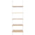 YES4HOMES Industrial Ladder Shelf Wood Wall-Mounted Bookcase Storage Rack Shelves Display