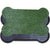 YES4PETS Dog Puppy Toilet Grass Potty Training Mat Loo Pad Bone Shape Indoor