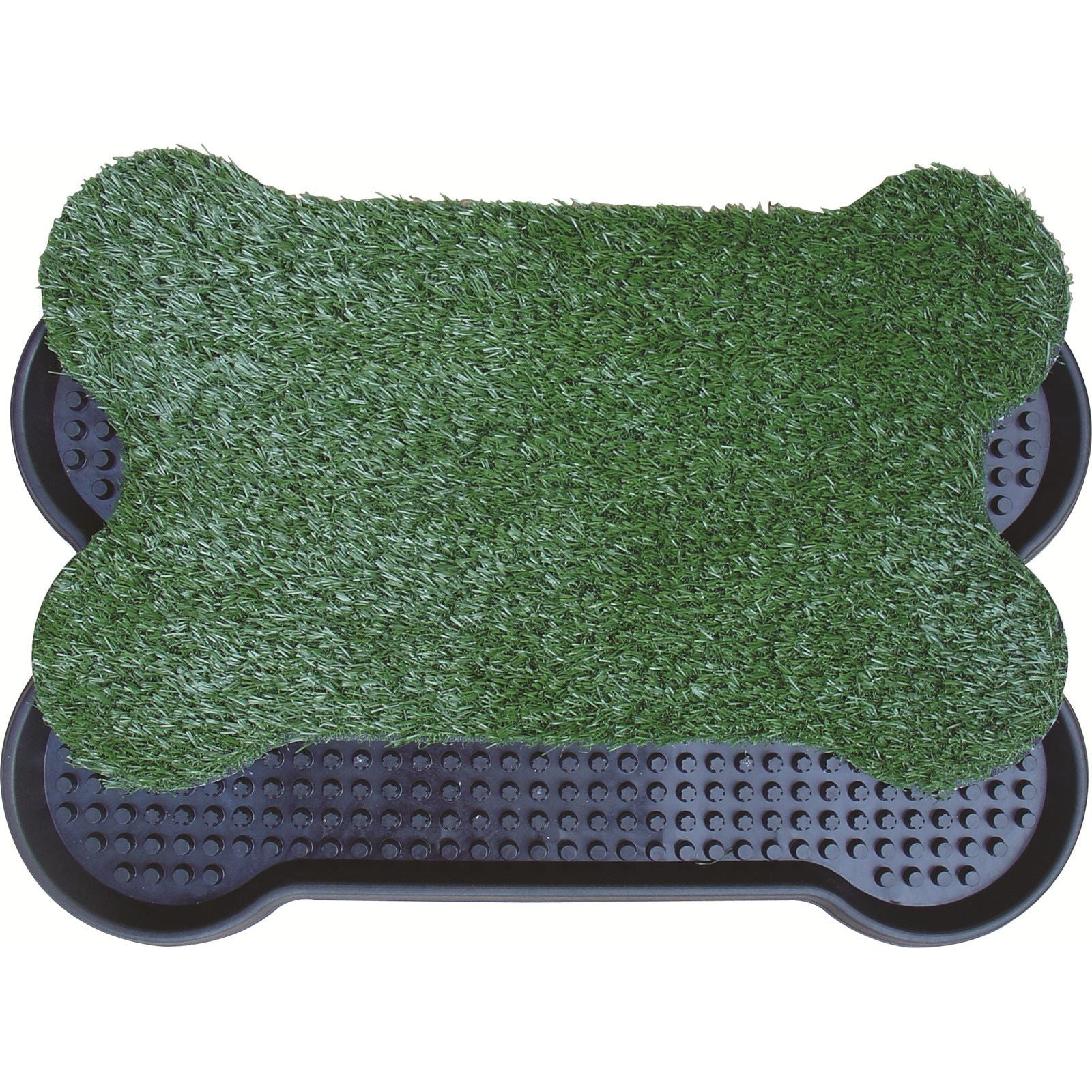 YES4PETS Dog Puppy Toilet Grass Potty Training Mat Loo Pad Bone Shape Indoor