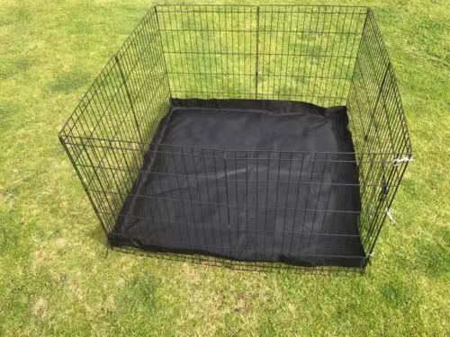 YES4PETS 24&#39; Dog Rabbit Playpen Exercise Puppy Enclosure Fence With Canvas Floor