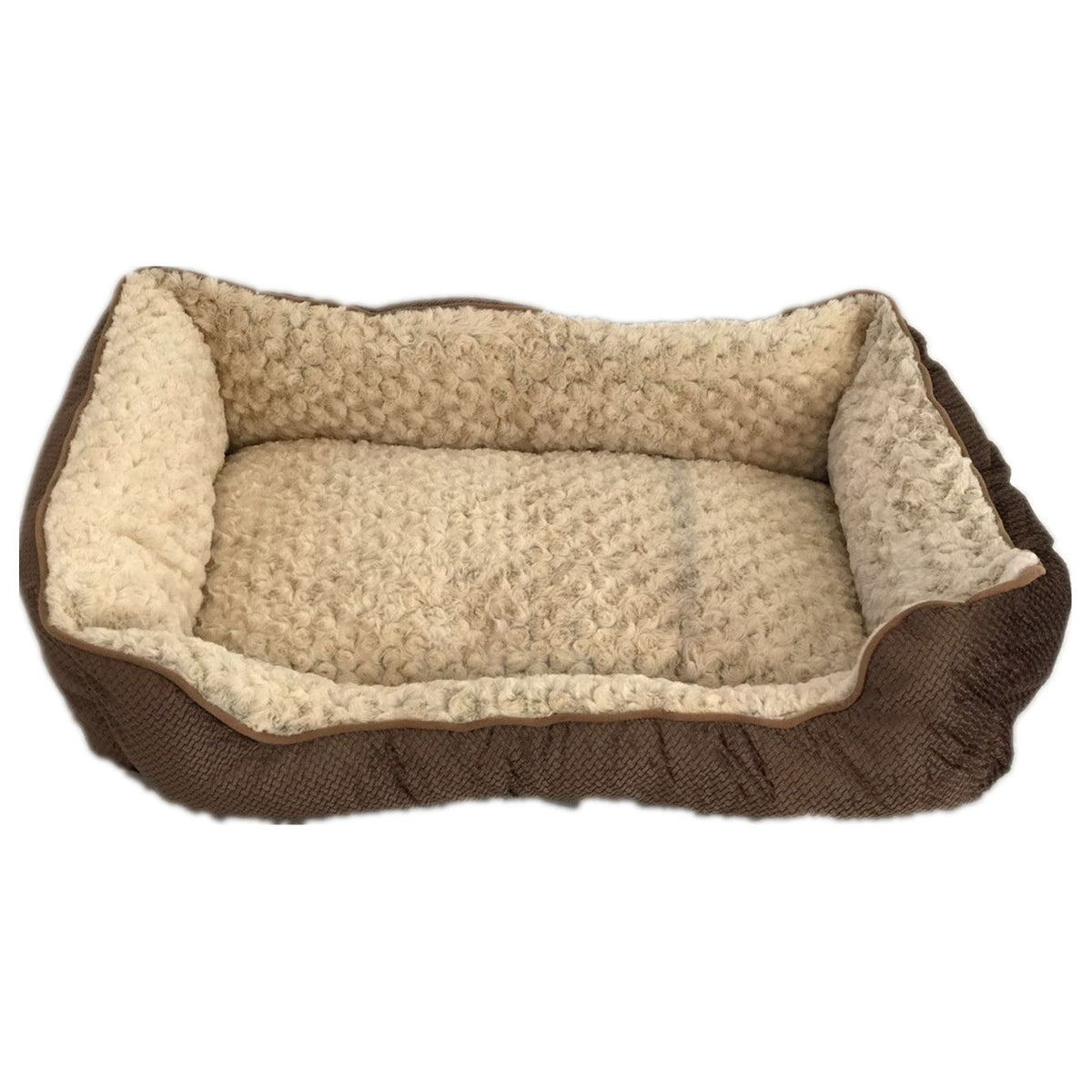 Large Washable Soft Pet Dog Cat Bed Cushion Mattress-Brown