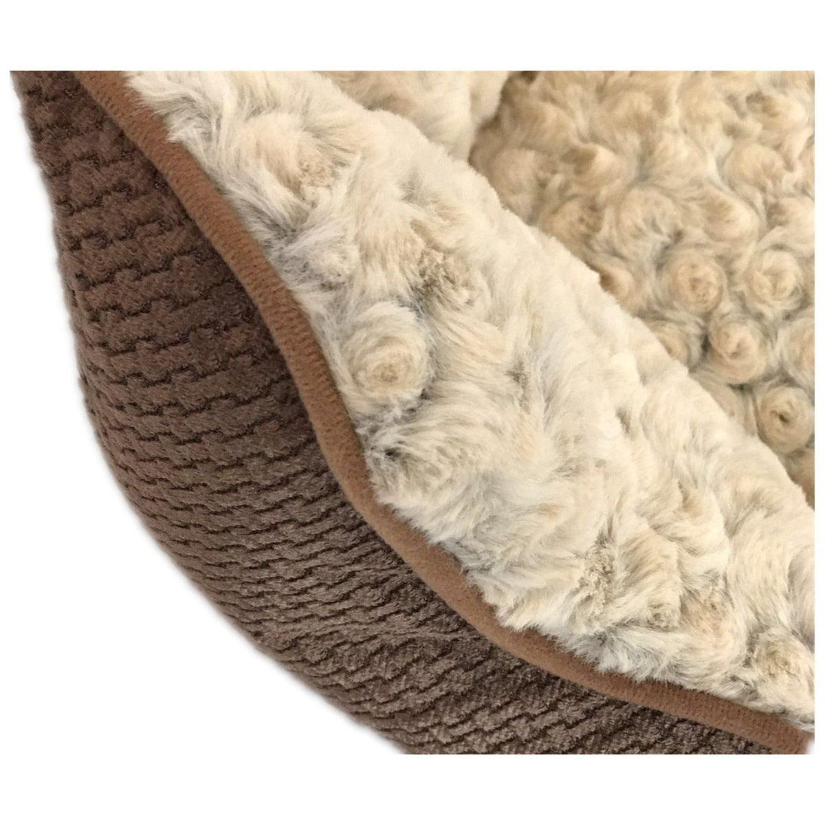 Large Washable Soft Pet Dog Cat Bed Cushion Mattress-Brown