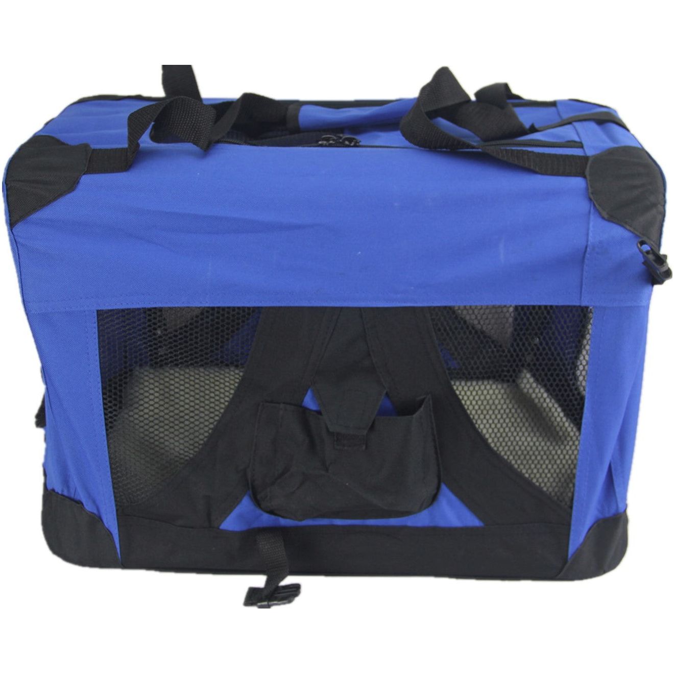 YES4PETS Medium Portable Foldable Dog Cat Rabbit Soft Crate Carrier-Blue