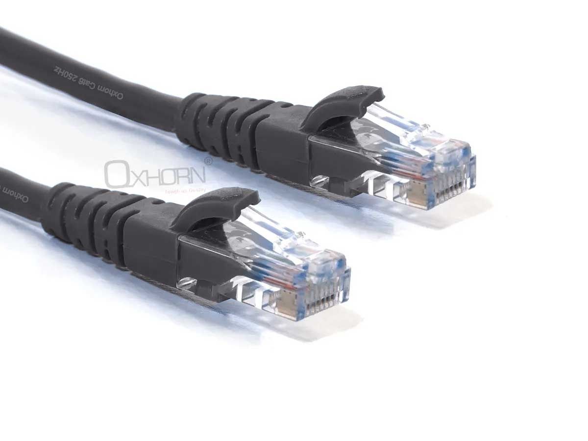 OXHORN CB-CAT6-B030 Network Cable Cat6 30m Black