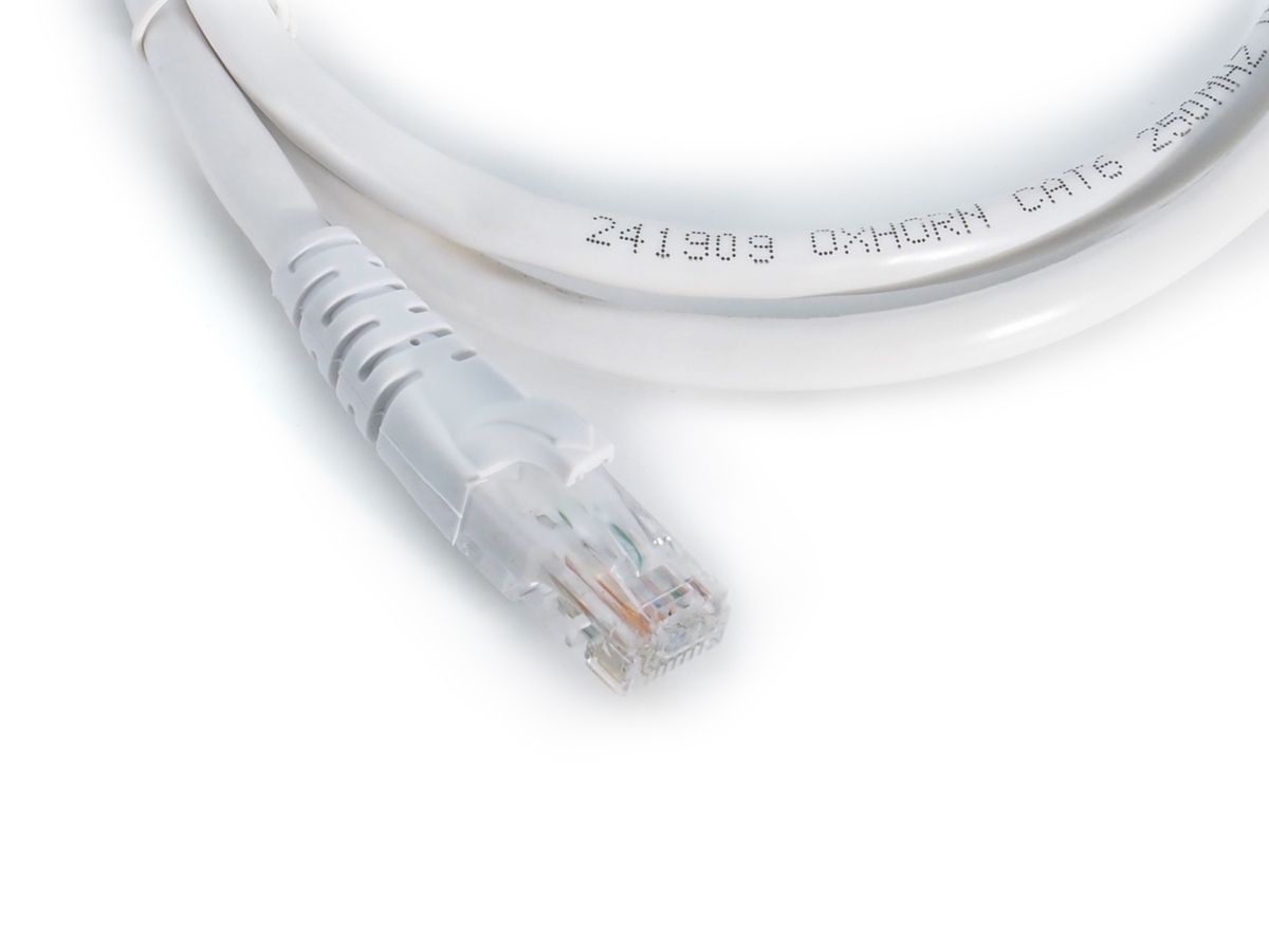 OXHORN CB-CAT6-W0005 Network Cable Cat6 0.5m White