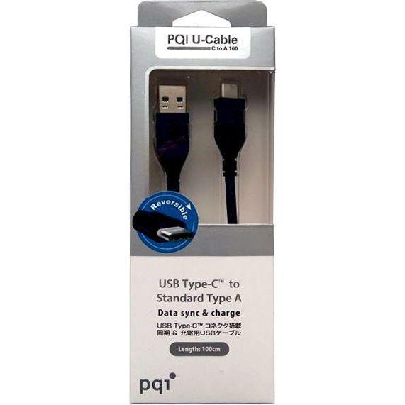 PQI  U-Cable USB Type-C To Standard Typd A 100Cm for Data sync & Charge
