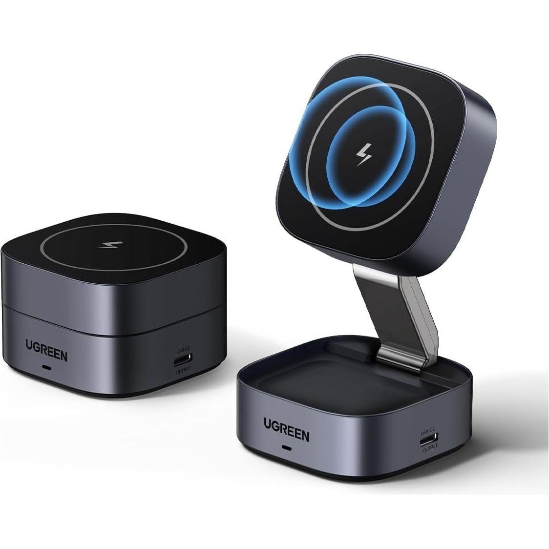 UGREEN 35278 2-in-1 Magsafe Wireless Charger with Stand