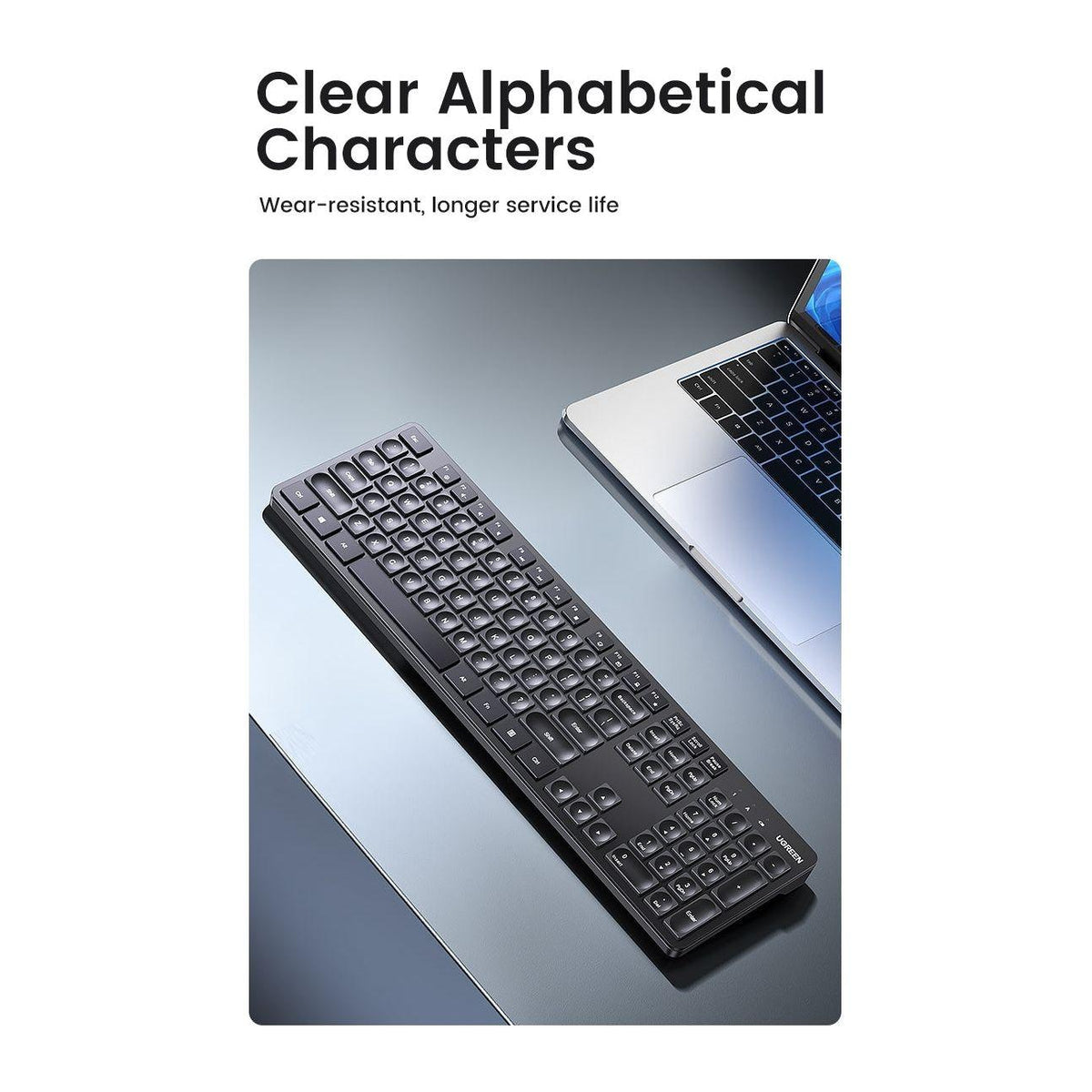 UGREEN 90250 104-Key layout 2.4G Wireless Keyboard