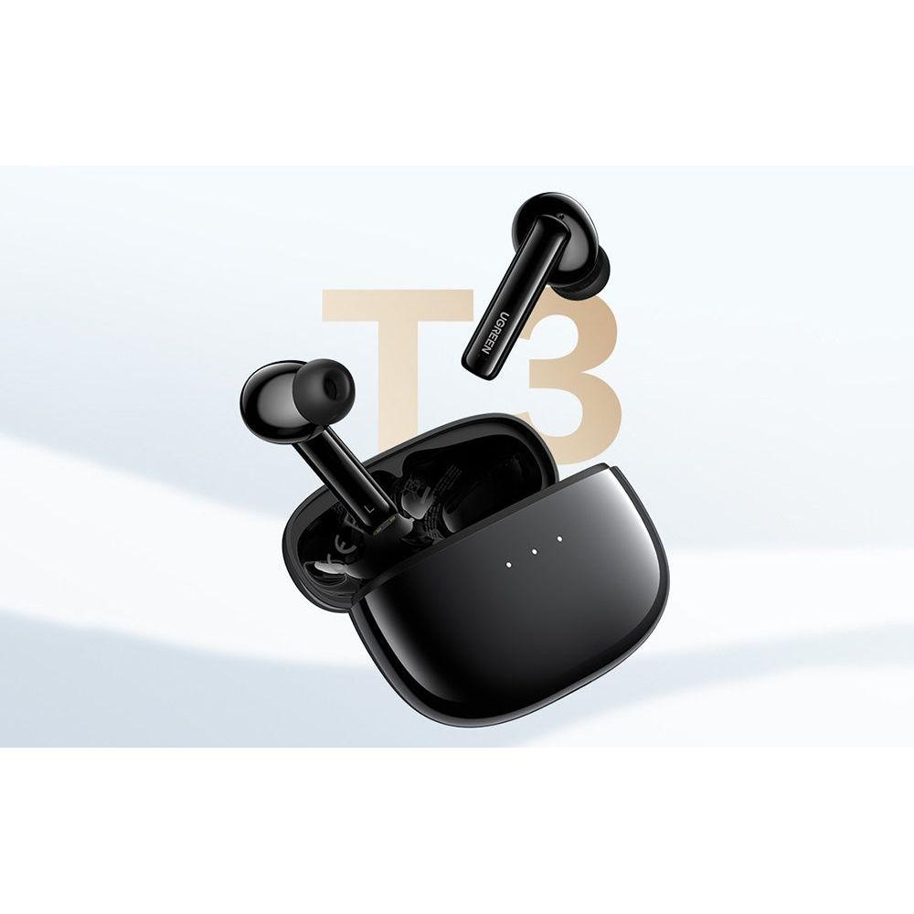 UGREEN 90401 HiTune T3 Active Noise-Cancelling Wireless Earbuds (Black)