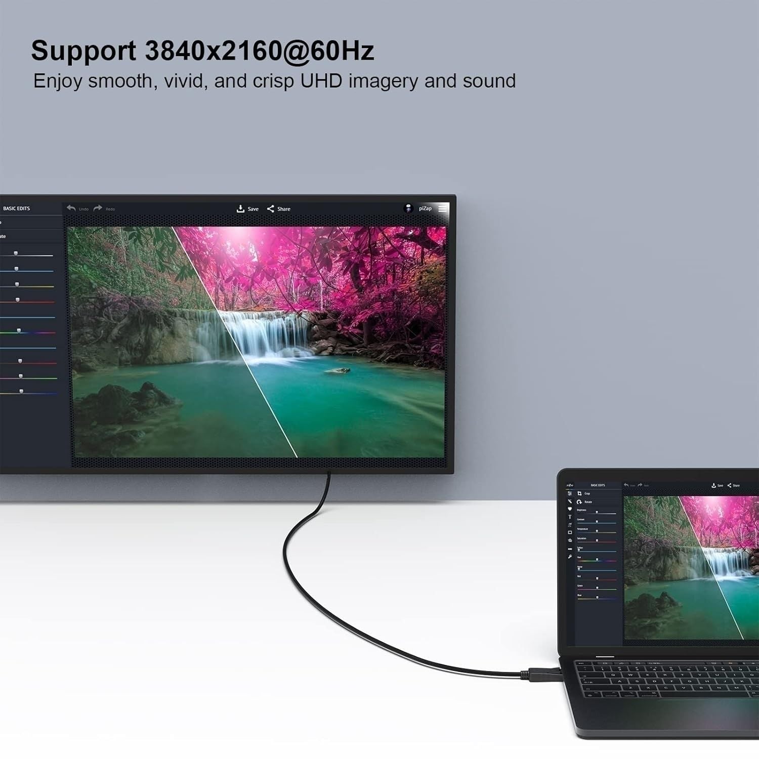 BENFEI 00052BK [VESA Certified] DP to DP Male to Male Cable 4.5M Supports 8K@60Hz Compatible with Lenovo, Dell, HP, ASUS and More
