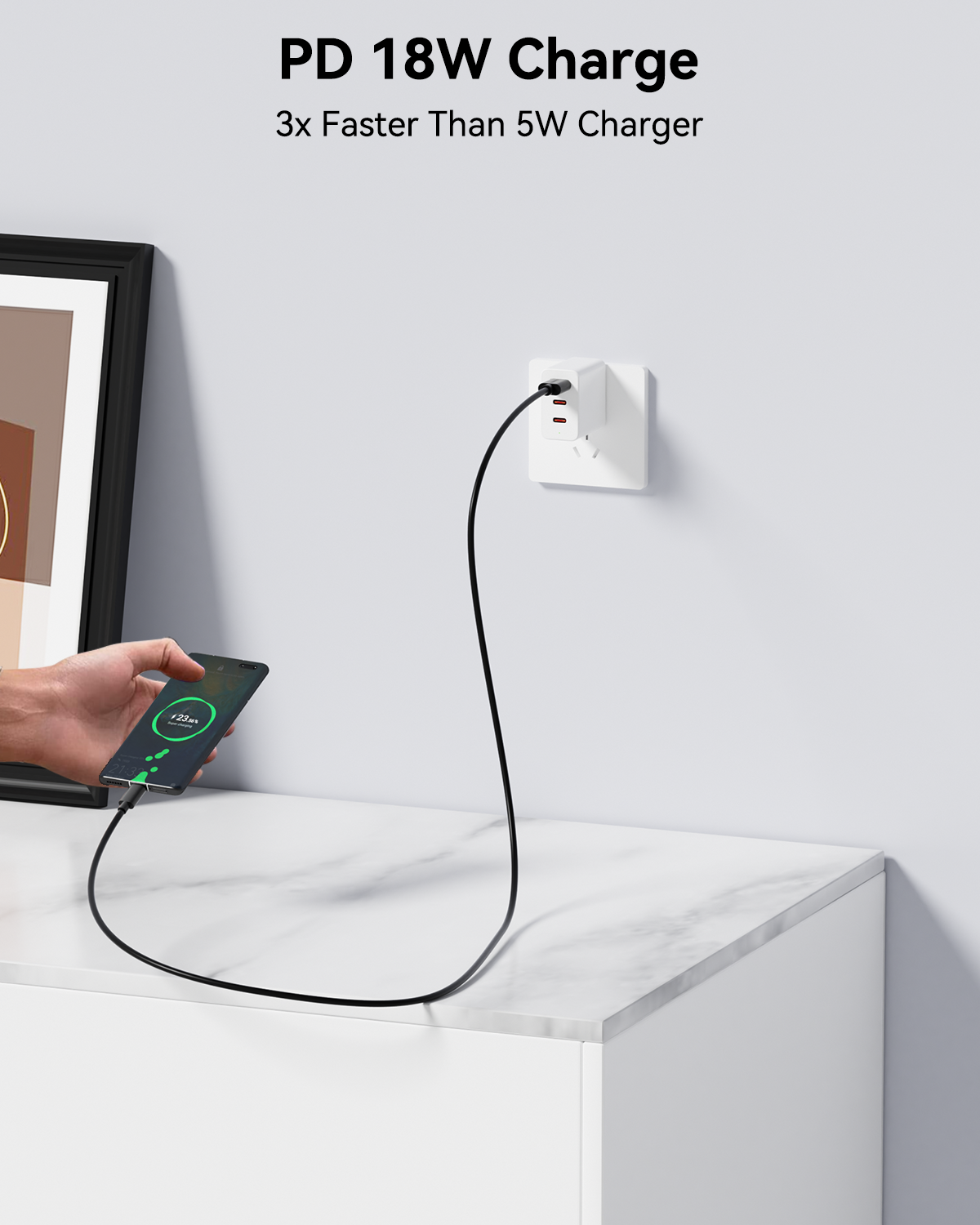 BENFEI 436BK-1M USB 2.0 Male to Micro USB Data Cable 1M