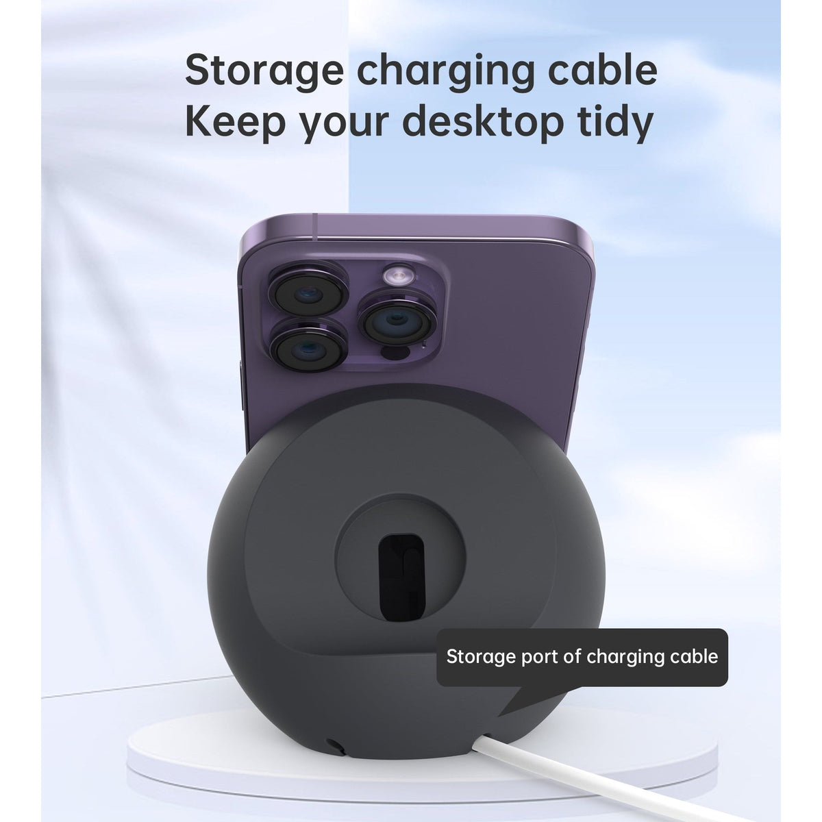 CHOETECH H050-BK Magnetic Holder for iPhone 12/13/14 /15 Series and iWatch (Black)