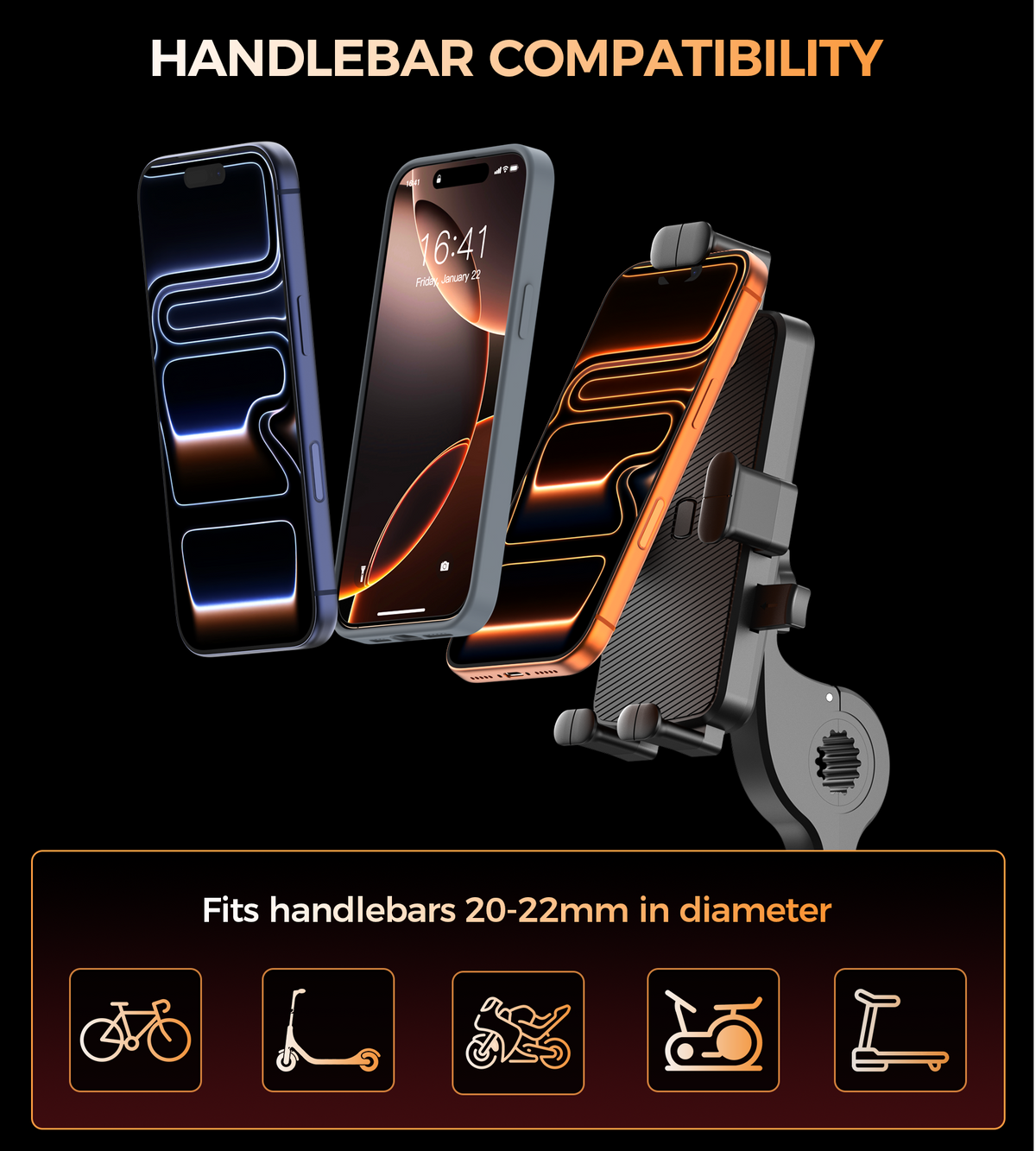 Choetech H092 Cycling Phone Holder Bike Handlebar Mount