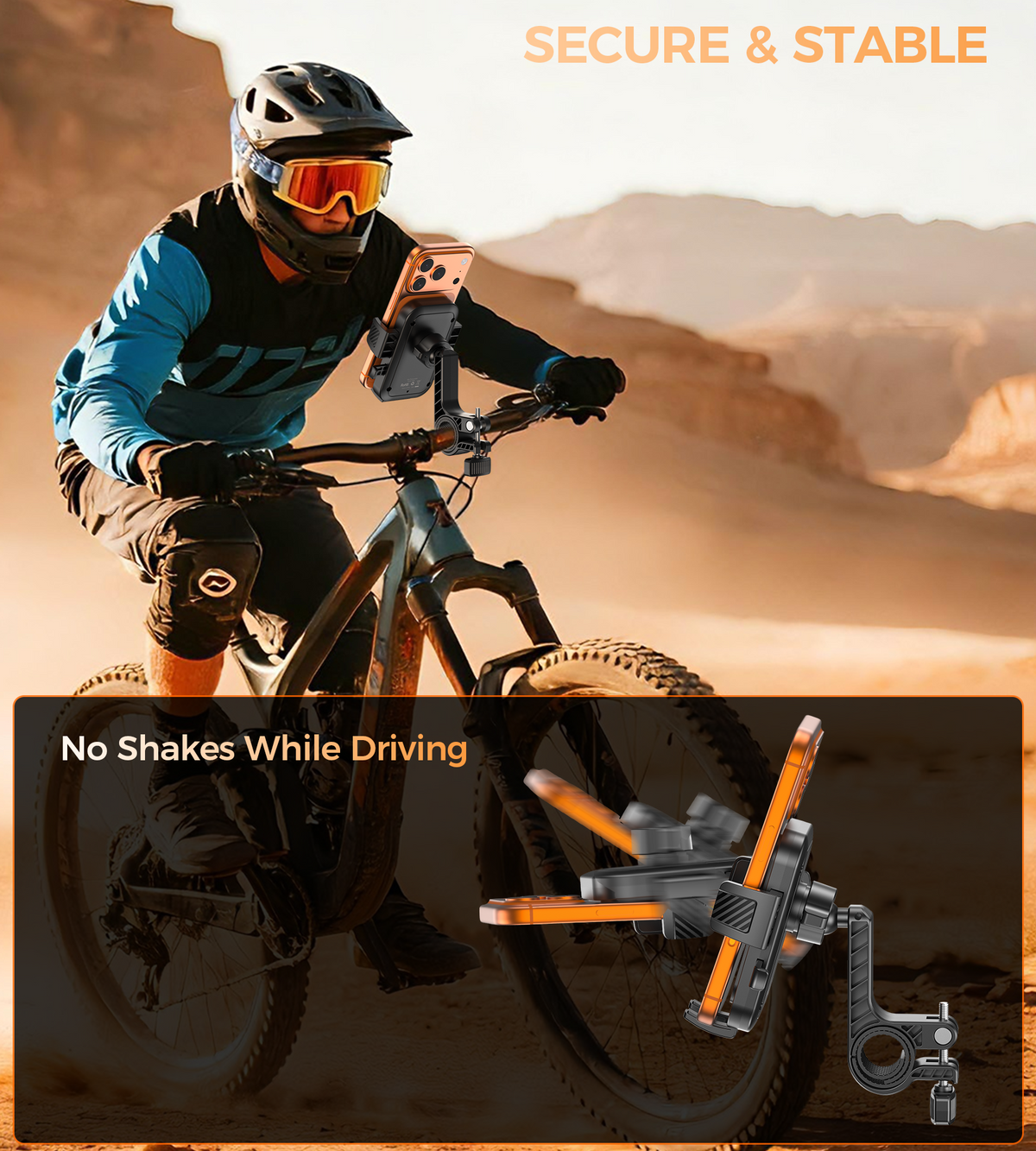 Choetech H094 Cycling Phone Holder Bike Handlebar Mount 360-degree Rotation