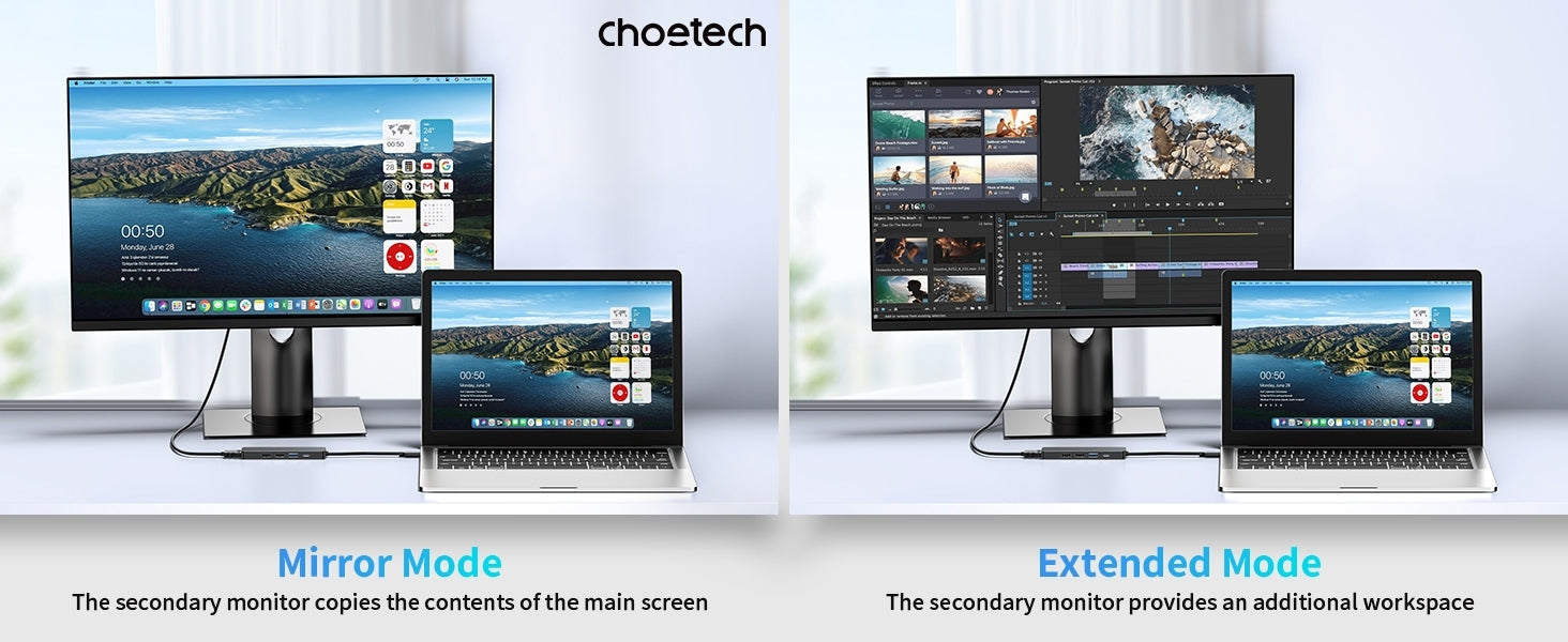 CHOETECH HUB-M80 Hub 5-in-1 Multifunctional Hub