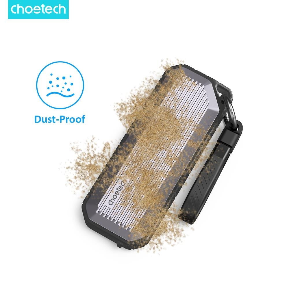 CHOETECH MSE004-GY USB3.2 Chips M.2 NVME / SATA SSD Protocol 10Gbps Transfer Speed Enclosure with IP65 water-Proof and Dust -Proof (Support 8TB Max)