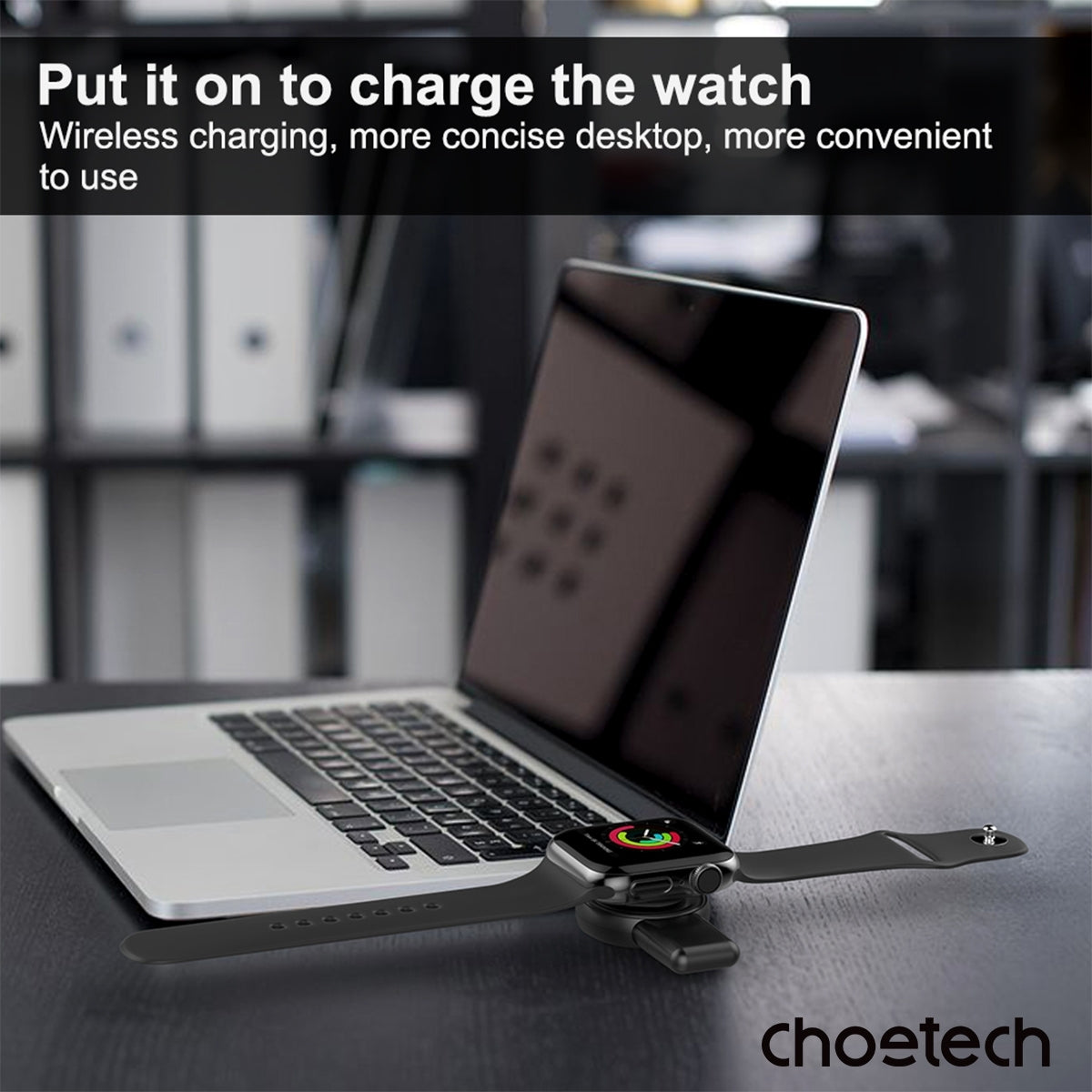 CHOETECH T606-F USB-A +USB-C Magnetic Charger for Samsung & Apple Watch