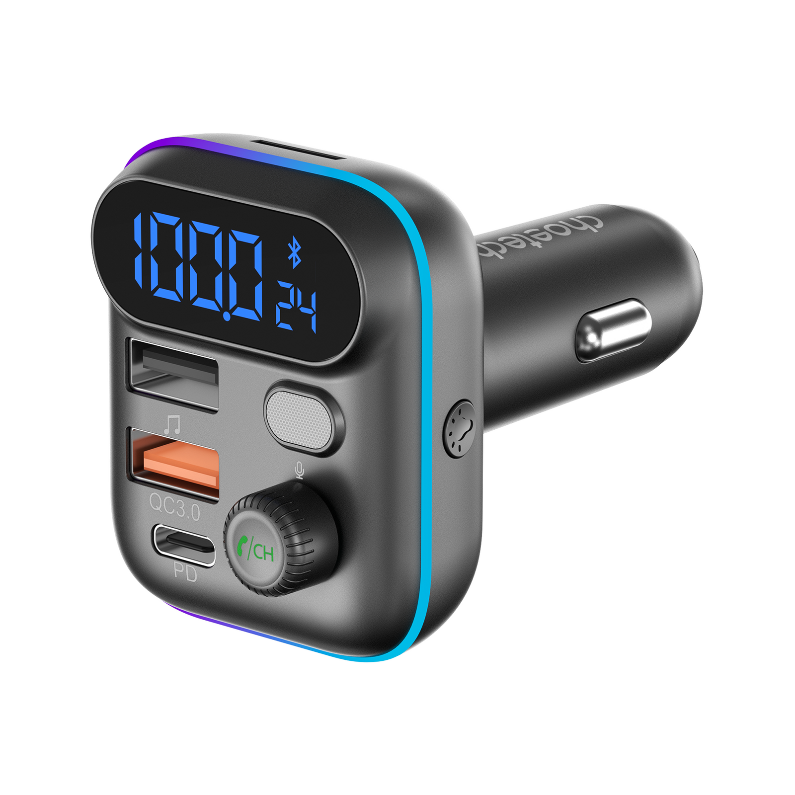 Choetech TC0050 PD36W Bluetooth FM Car Transmitter Charger