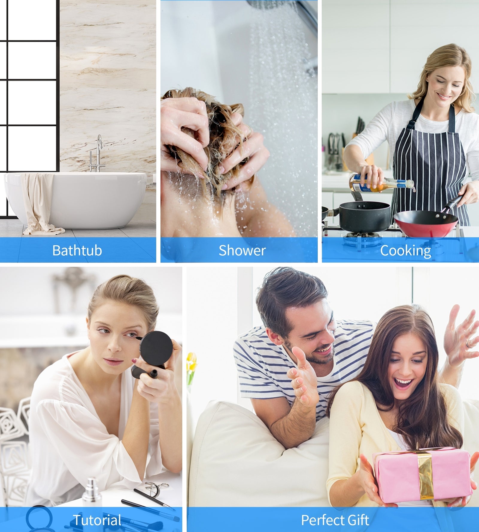 CHOETECH WPC008 Bathroom Waterproof Phone holder (up to 6.7-inch) White