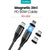 CHOETECH XCC-1034 60W C to C 1M Cable with 3 Replaceable Connecter