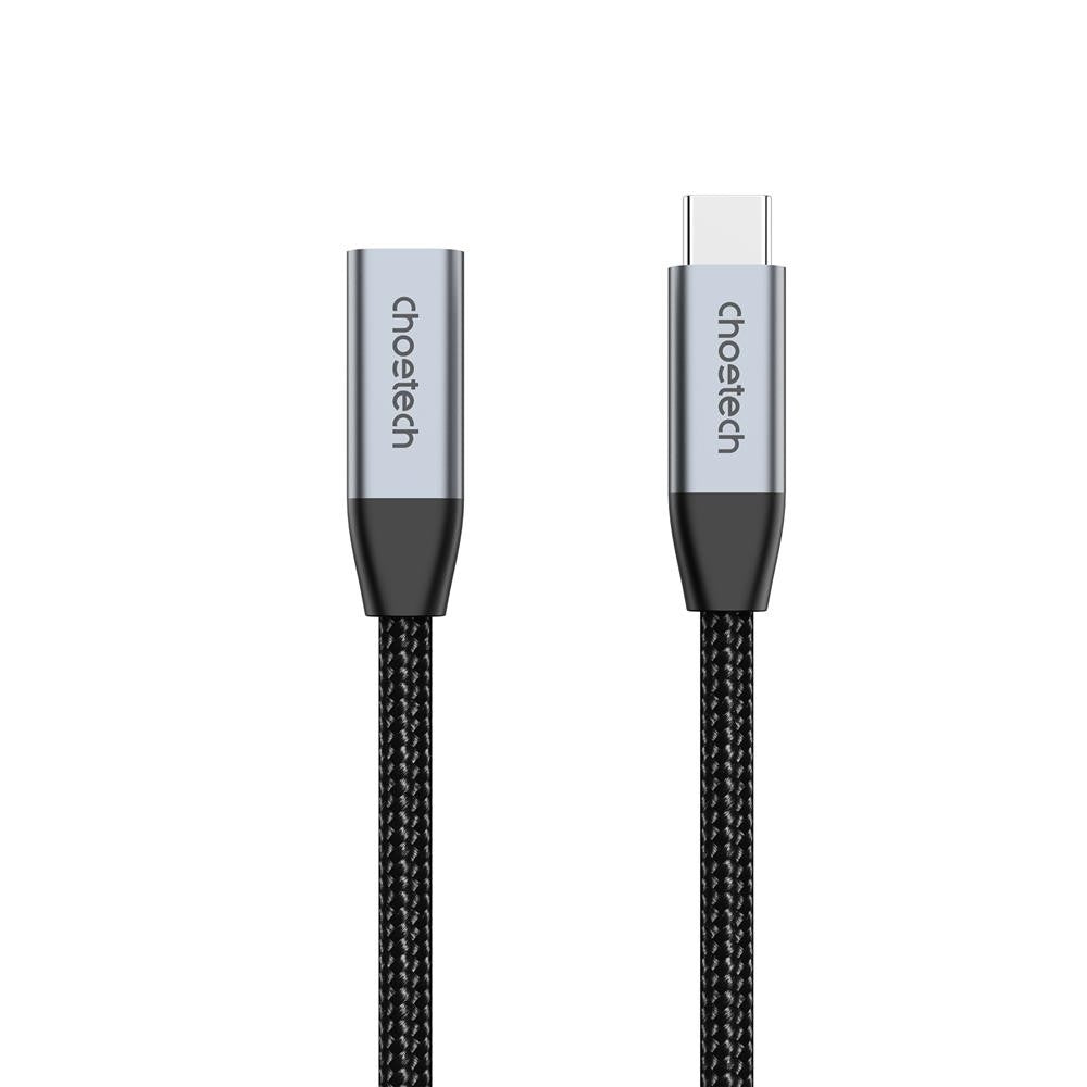 CHOETECH XCC-1039 100W Type-C Female to Type-C Male Extension Cable 2M