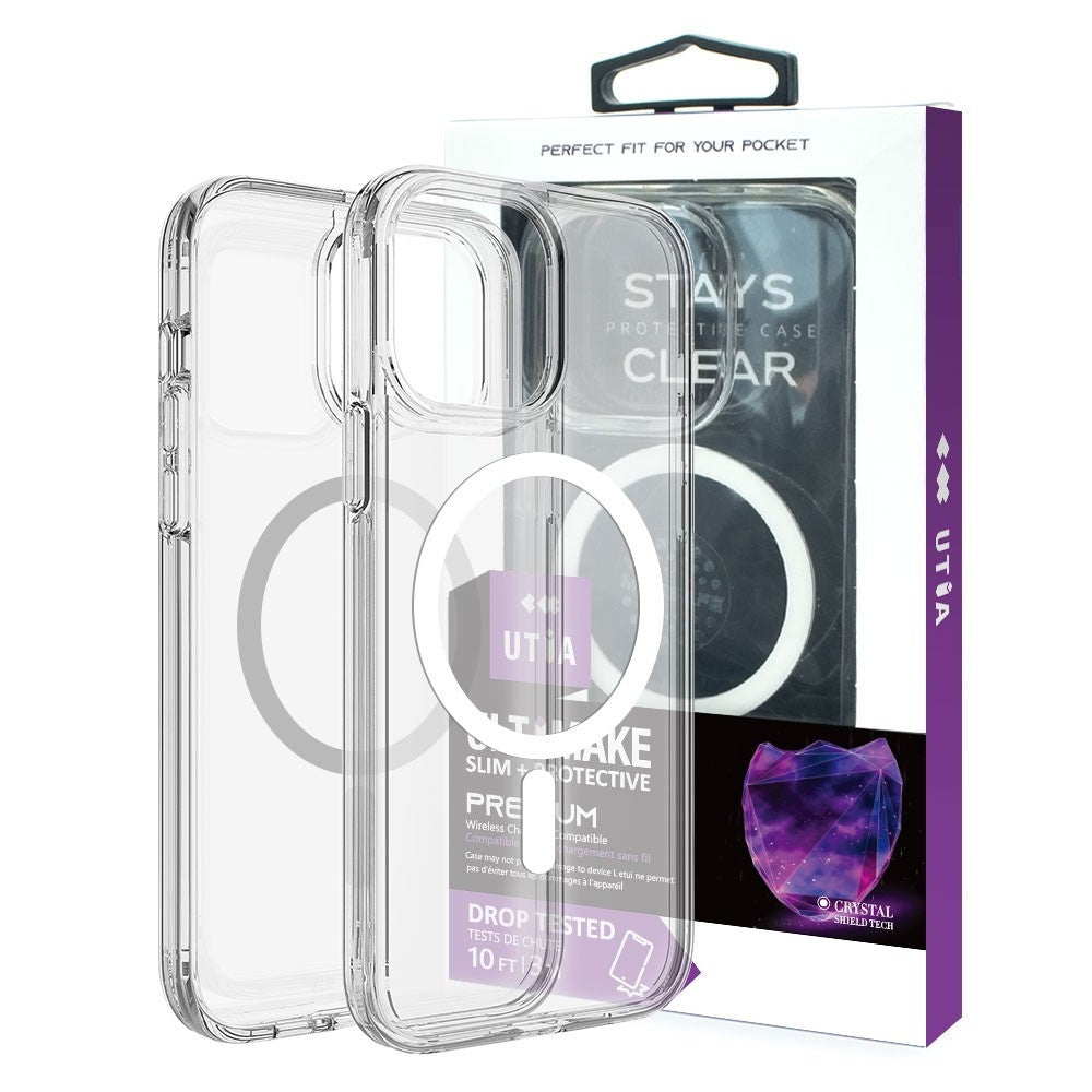 Ultimake Shockproof Transparent Magsafe Cover Case for iPhone 16 Pro Max