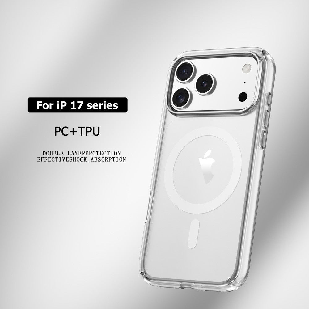 UTIA Ultimake Shockproof Transparent Case Cover With Magnetic Ring for iPhone 17
