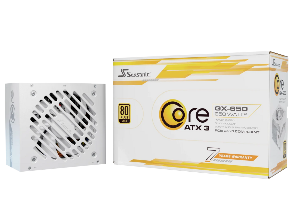 Seasonic CORE GX-650 White ATX 3.1 650W (SRP-CGX651-A5A32SF-WHITE)