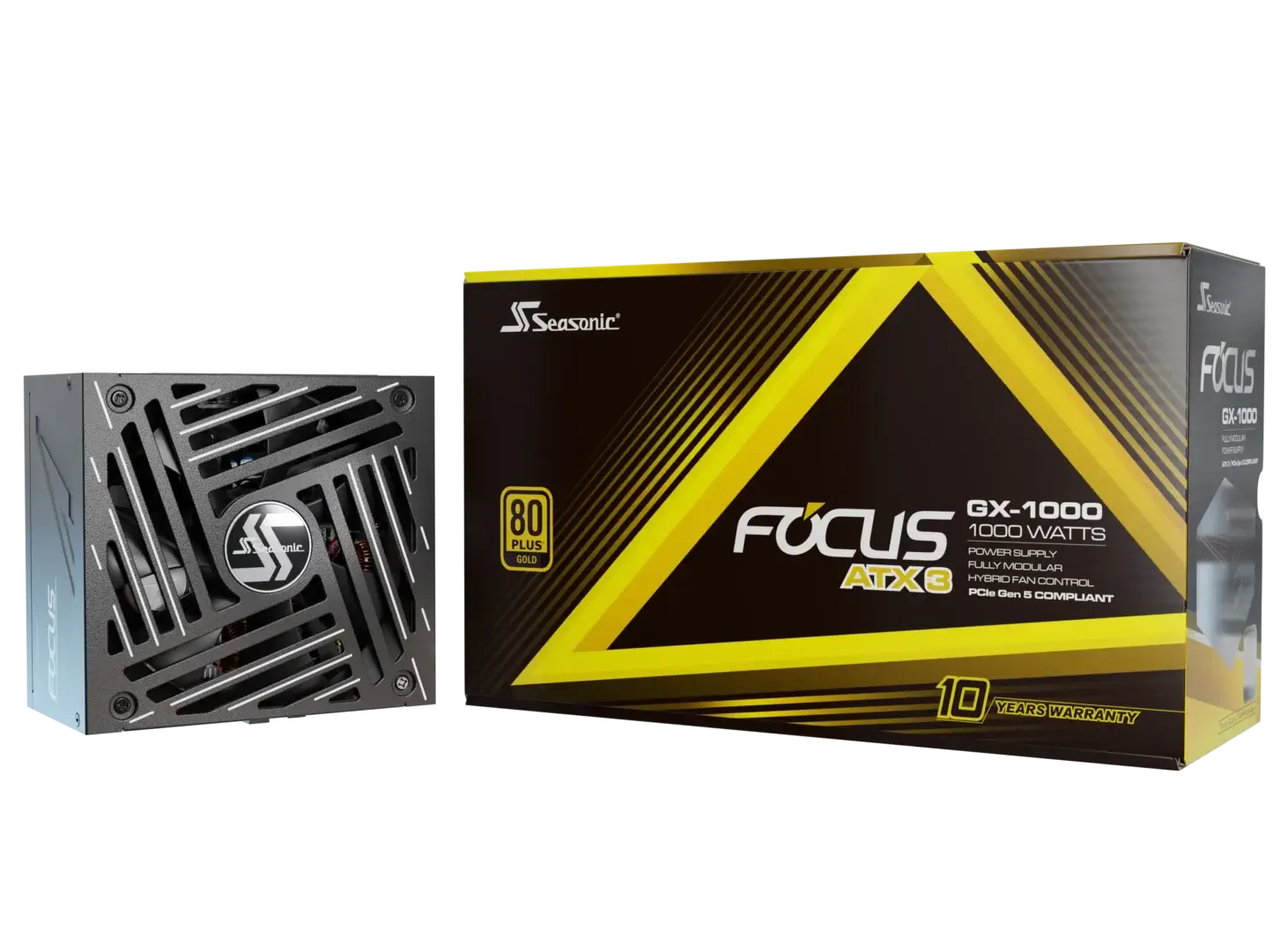 Seasonic 1000W Focus GX-1000 V4 Fully-Modular 80 PLUS Gold ATX3.1/PCIe 5.1 PSU SRP-FGX102-A5A32SF