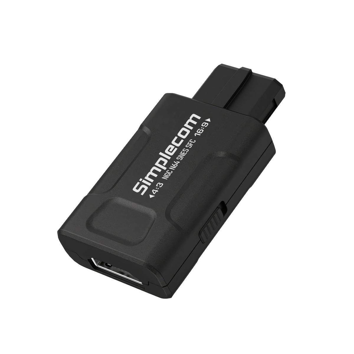 Simplecom CM461v2 HDMI Adapter Composite AV and S-Video to HDMI Converter for Nintendo NGC N64 SNES SFC