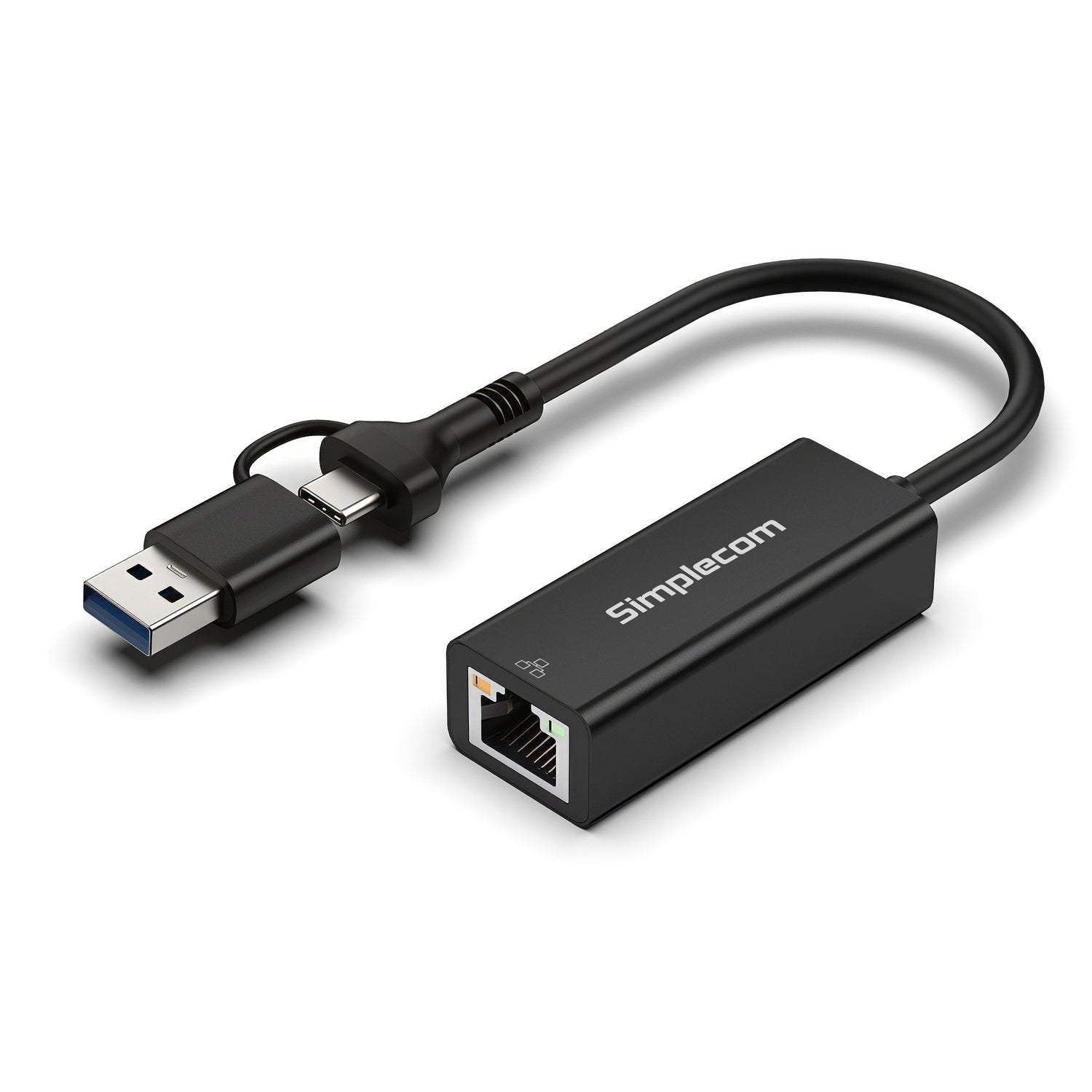 Simplecom NU315C SuperSpeed USB-C and USB-A to Gigabit Ethernet Adapter