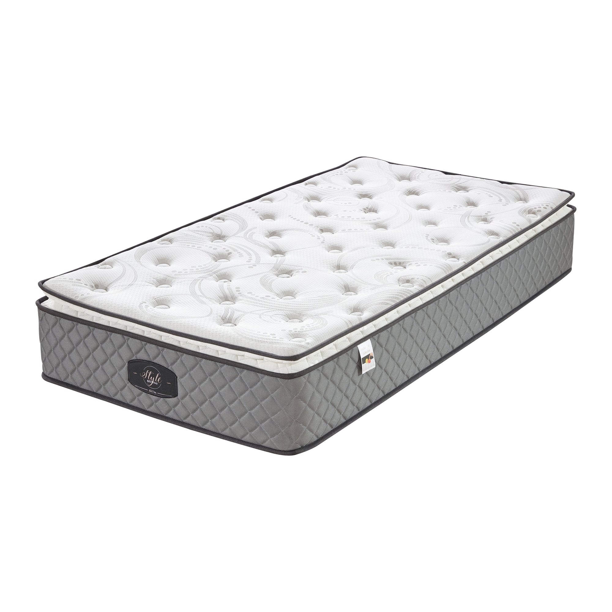 Comfort Euro Top 30cm Pocket Spring Mattress - King Single