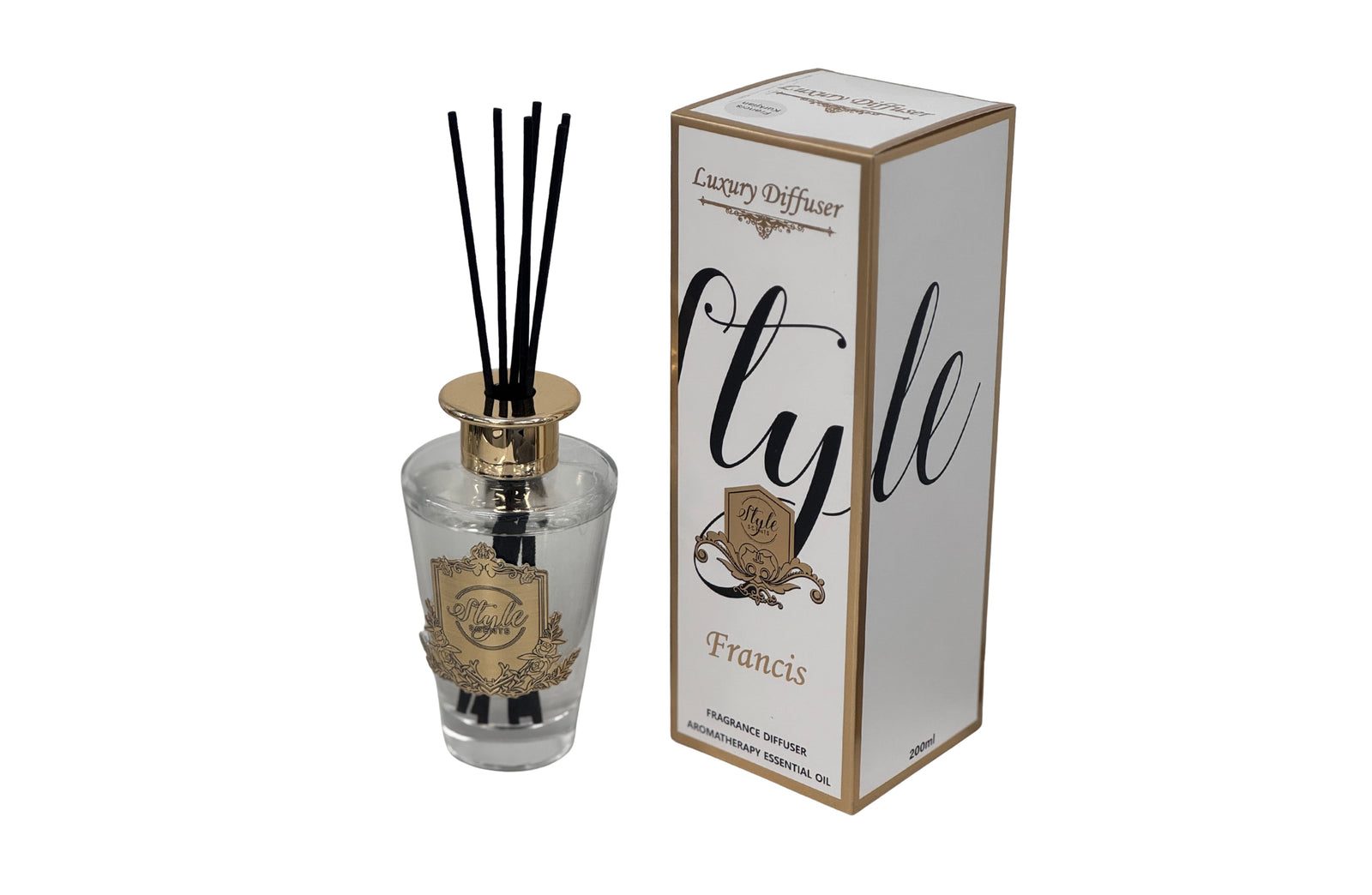 Style Scent Premium Fragrance Oil Diffuser 200ml - Francis