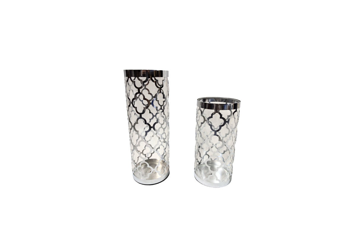 Ava Vase - Large- Silver
