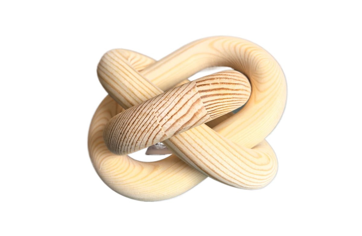 Wooden Knot Link Décor - Natural