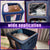 100L Cloth Storage Box Closet Organizer Storage Bags Clothes Storage Bags Wardrobe Organizer Idea Grey Blue