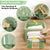 24L Cloth Storage Box Closet Organizer Storage Bags Clothes Storage Bags Wardrobe Organizer Idea GREEN