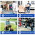300kg Foldable Warehouse Platform Trolley Truck Dolly Platform Cart Swivel Wheels Moving Cart Flatbed