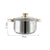 12Piece Cookware Set  Kitchen Stainless Steel Stock Pot Pan Sets Saucepan Casserole kettle