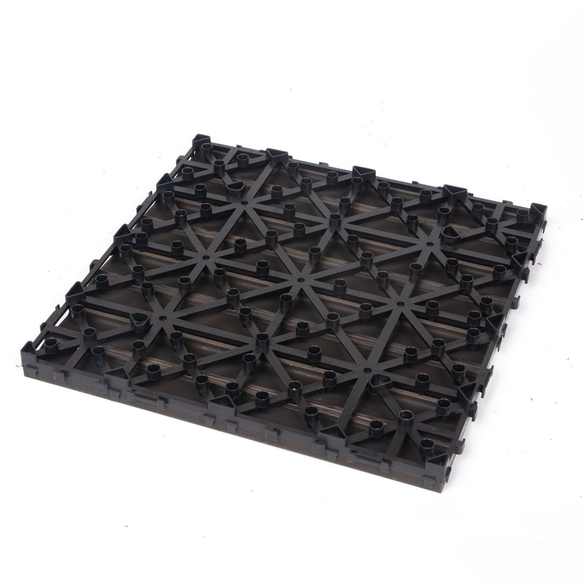 10PCS Interlocking Patio Deck Tiles 30cm x 30cm Outdoor Wood Flooring for Patio Garden Balcony Poolside