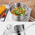 6 Pc Kitchen Sauce Pan Pots Set 430 Stainless Steel Cookware Set Milk stock Pot Pans Set