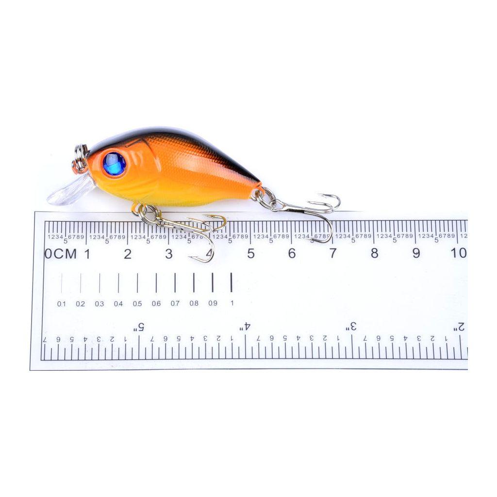 4x 5.5cm Popper Crank Bait Fishing Lure Lures Surface Tackle Saltwater
