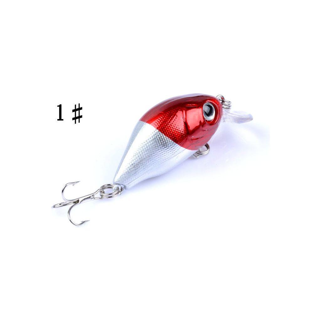 5x 5.5cm Popper Crank Bait Fishing Lure Lures Surface Tackle Saltwater