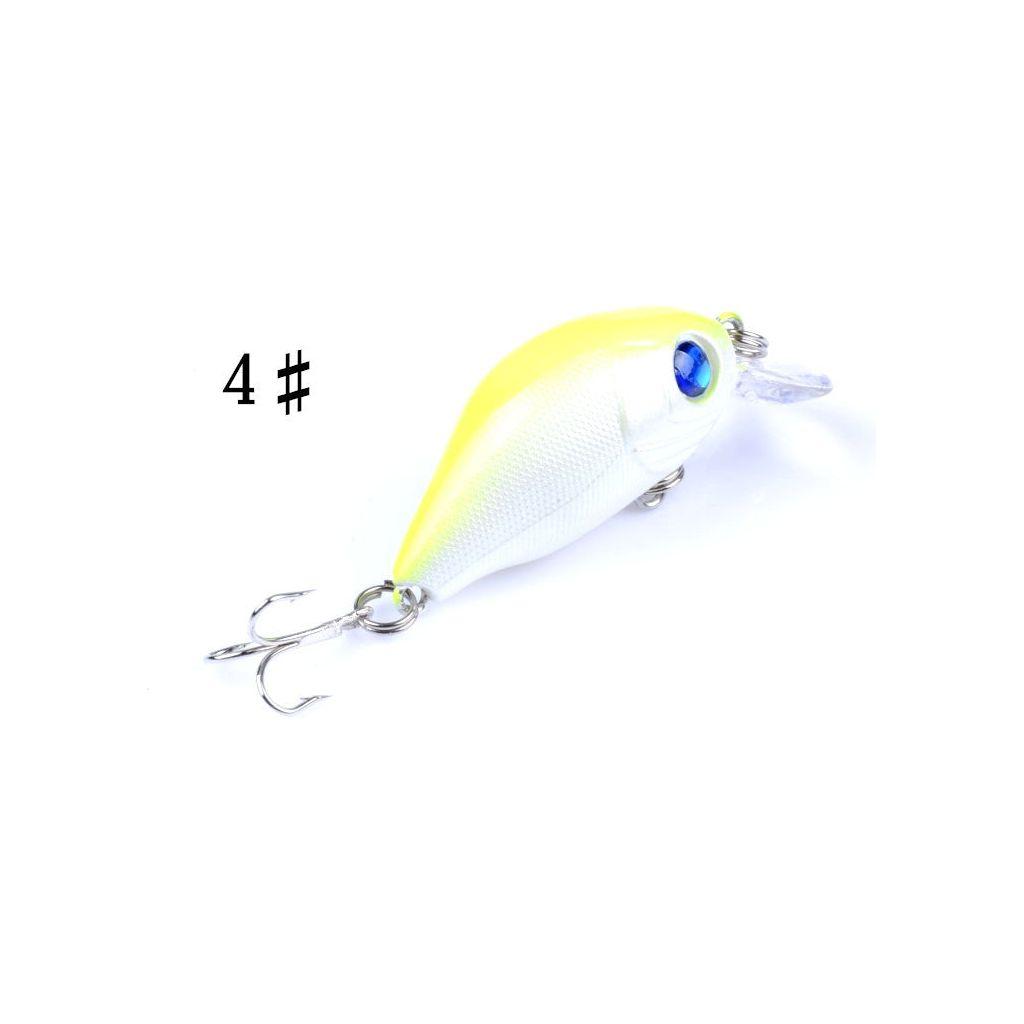 5x 5.5cm Popper Crank Bait Fishing Lure Lures Surface Tackle Saltwater