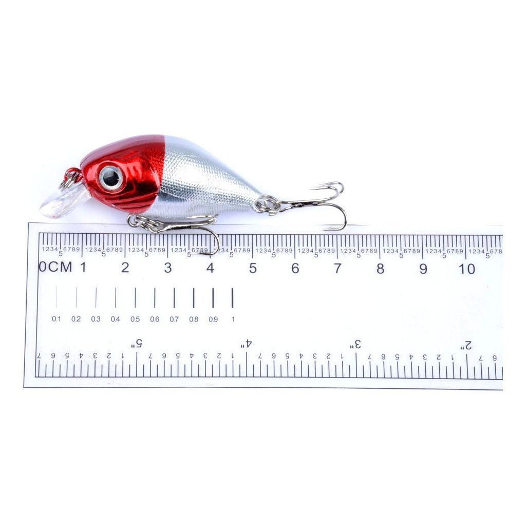 5x 5.5cm Popper Crank Bait Fishing Lure Lures Surface Tackle Saltwater